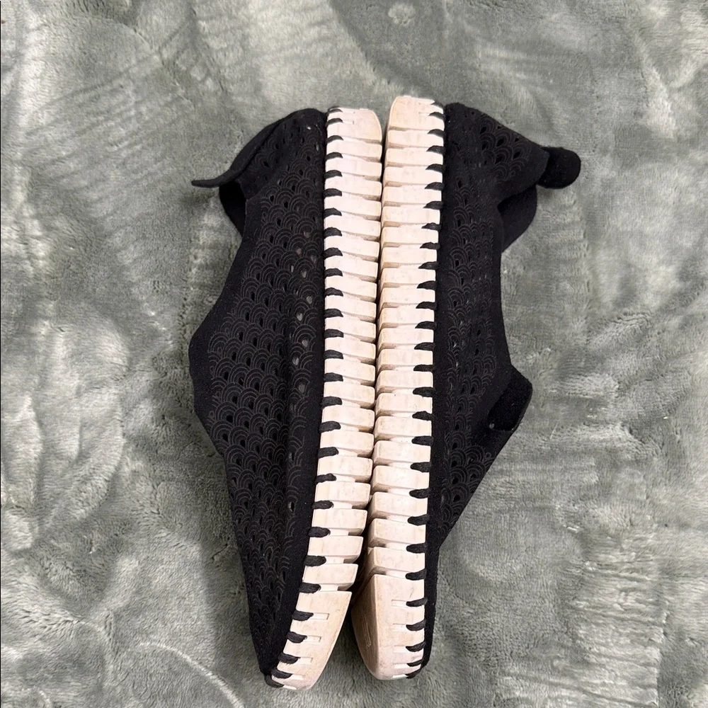Ilse Jacobsen Black Espadrille Slip-Ons